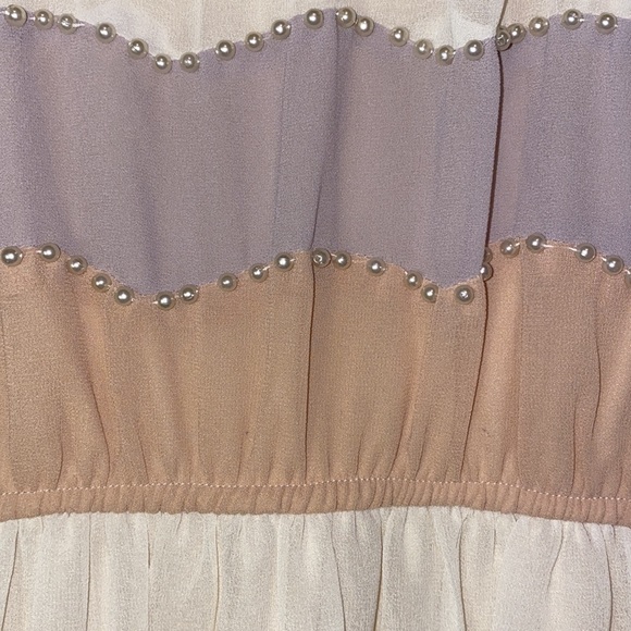 3/$15 Pearl Accent Dress - Picture 4 of 7